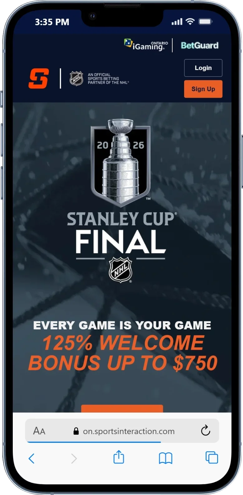 sports interaction app