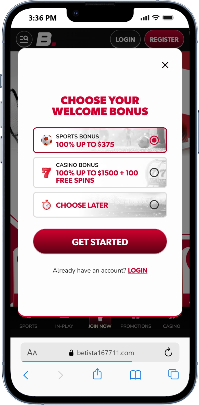 sports betting bonus betista
